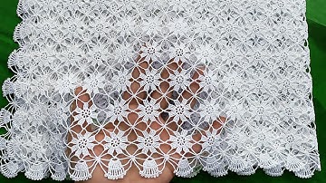 Complete Lace Crochet  Pattern And Crochet Border For Motif Crochet 🧶 Step By Step Tutorial And Easy