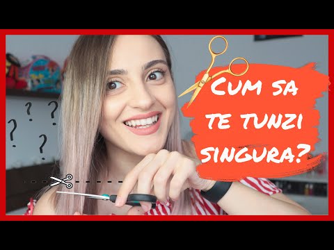 MA TUND SINGURA - Cum sa te tunzi singura acasa in scari | Adina Creations