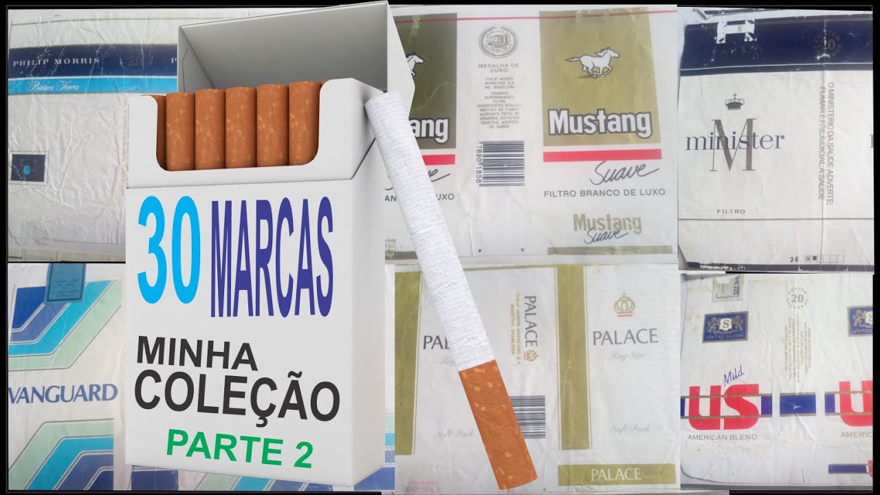 30 MARCAS DE CIGARRO DA MINHA COLEÇÃO - PARTE 2
