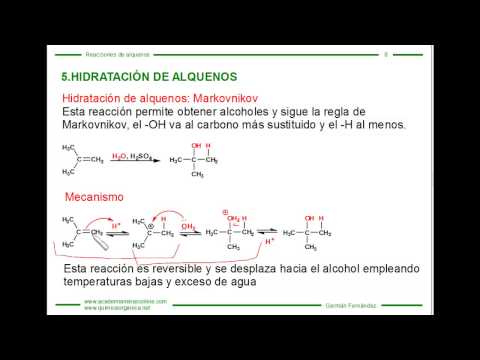 Video: ¿Qué sucede cuando le agregas agua a un alqueno?