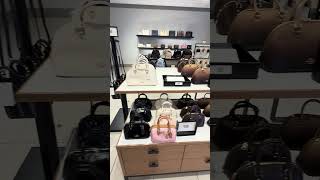 Coach Lara Mini Satchel Size vs the Mini Rowan - front view - New Release