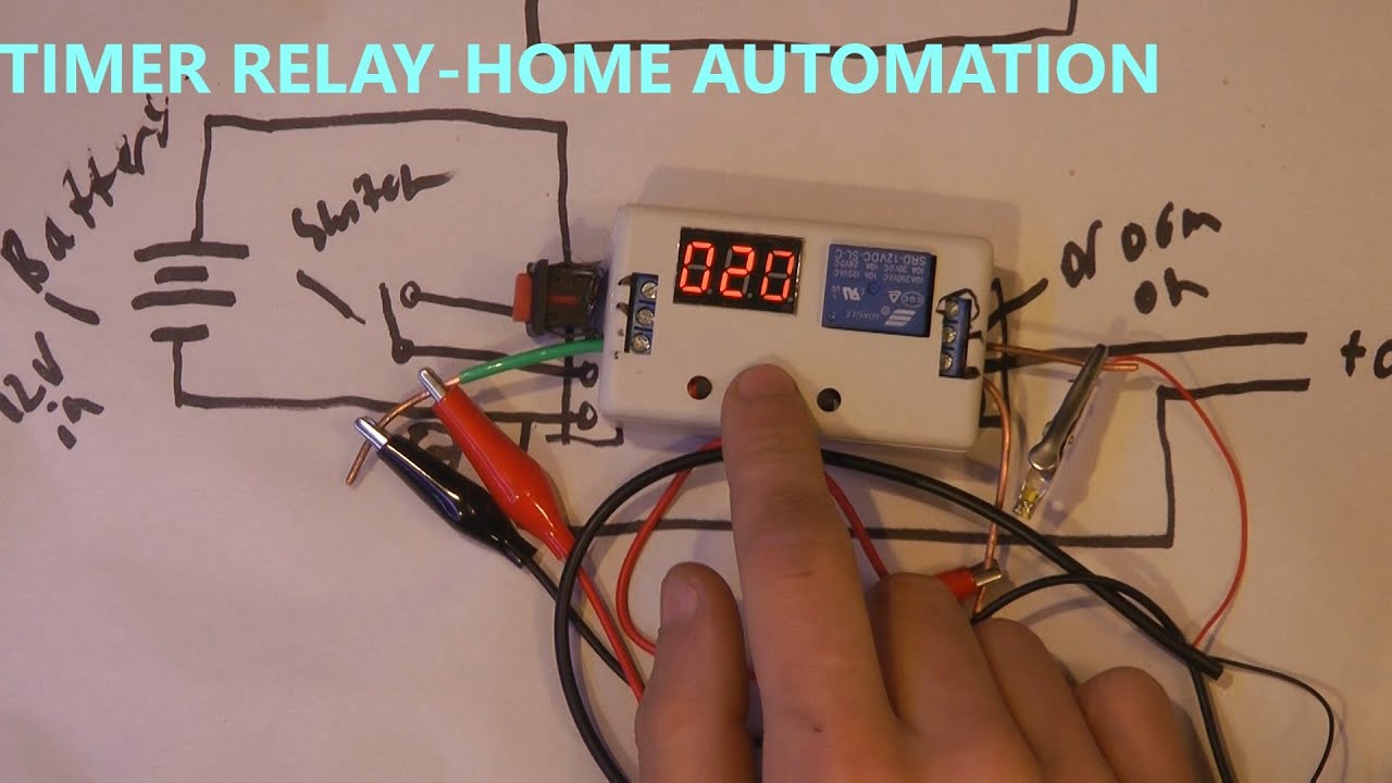 power on time delay relay circuit