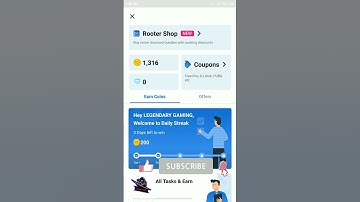 REDEEM DIAMOND THROUGH ROOTER||LEGENDARY GAMING||