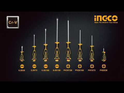 ingco product Screwdriver and precision screwdriver set 18Pcs/ code HKSD1828