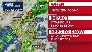 Live | Tracking widespread rain, storms as 34-day dry streak snaps on First Coast