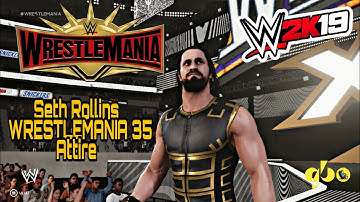 WWE 2K19 Seth Rollins Wrestlemania 35 Attire Installing Tutorial 🔥🔥
