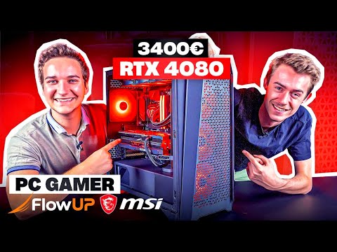 Un PC Gamer FlowUP en RTX 4080 ! (et il est à gagner)