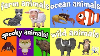 These Are the Animal Sounds TA2TA1|| Edufam Kids Song and Nursery Rhymes #animalsounds #animalsounds