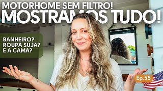 NUNCA MOSTRAMOS ISSO (segredos da vida no motorhome 🫢🔥) | Do Ushuaia ao Alaska | T03 E53