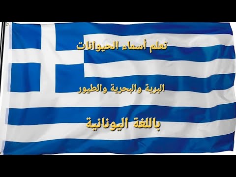 تعلم أسماء الحيوانات البرية والبحرية والطيور باللغة اليونانية مع اللفظ