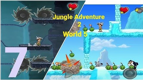 Jungle Adventures 2 gameplay walkthrough world 5 - part 1 (level 1 - 3)