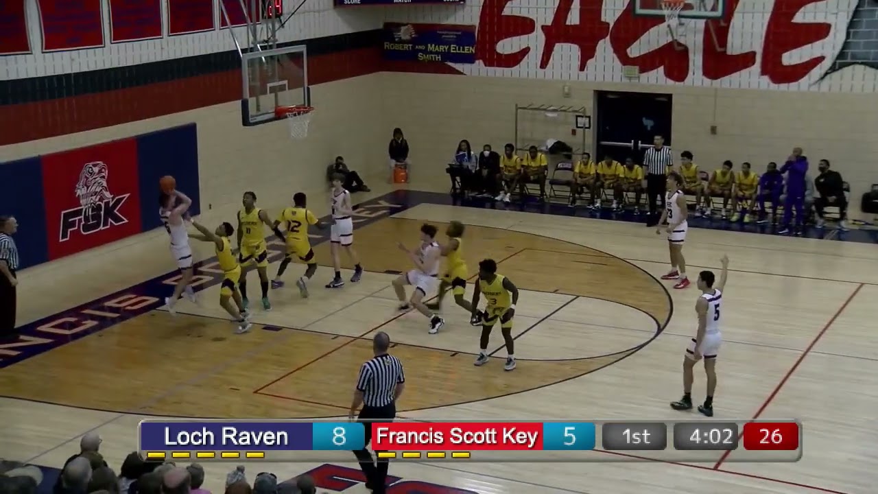 Loch Raven at FSK Basketball Playoffs Win Big Sports