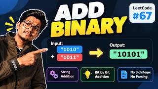 Add Binary in Java | LeetCode #67 | Binary Addition Explained | DSA