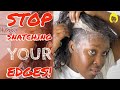HOW TO QUICKLY REMOVE LACE GLUE(BMB LACE GLUE) WITH CONDITIONER AND WATER SAFELY! (NO BALD SPOTS)