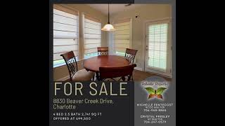 Home For Sale 8830 Beaver Creek Dr, Charlotte Home For Sale 8830 Beaver Creek Dr, Charlotte