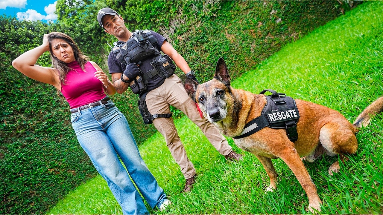 CHAMEI UM CÃO FAREJADOR PRA ENCONTRAR MINHA AMIGA KAVIC 🚨