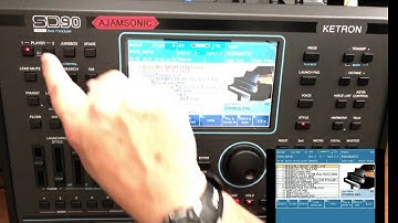 Ketron SD-90 Syncing between Midi and Styles/Registrations