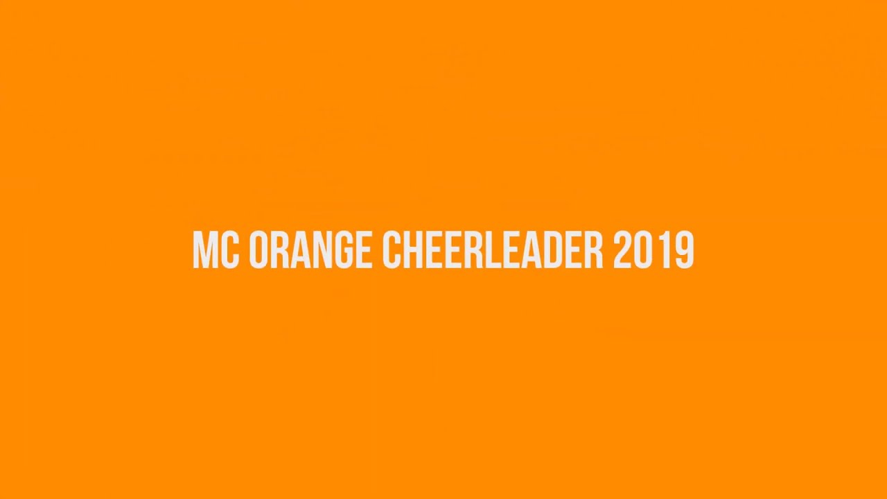 หลีดสัญจรมงฟอร์ต 2562 - สีส้ม [ MC Orange Cheerleader 2019 ]