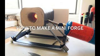 How to Make a Mini Forge From a Baby Formula Can | Level 01 Knife Making