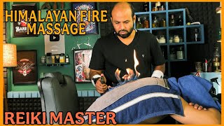 HIMALAYAN Fire 🔥 massage | Deep Tissue Gua-Sha Back massage by REIKI MASTER
