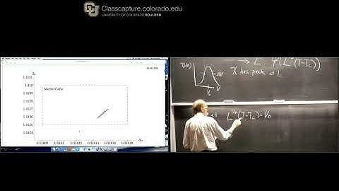 Tom DeGrand Lecture 4 on Intro to Lattice methods