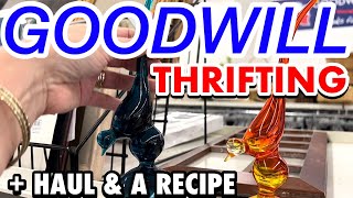THRIFT WITH ME at Goodwill for home decor + THRIFT HAUL * Thrifted kitchen time!