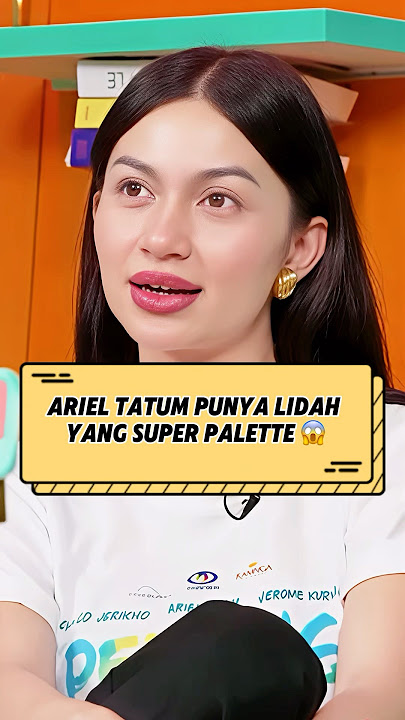 Ariel Tatum punya Lidah super palette‼️😱 #arieltatum #ecaaura #shanijkt48 #shorts