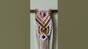 Easy Macrame Pattern #macrameforbeginners #macramedesign #macramepattern #macrametutorial #macrame