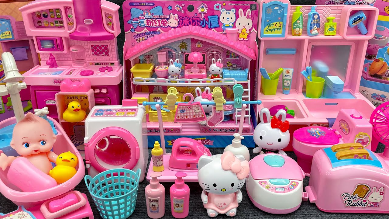 Ultimate ASMR Satisfying Hello Kitty Kitchen Playset, Laundry Set Toys Unboxing | TOY PLAYSET