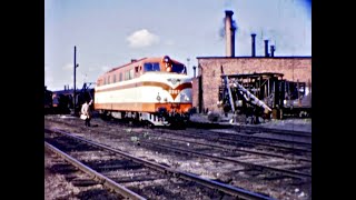 1960s Scandinavian Steam & Diesel Railways 8mm Original Kodachrome Film