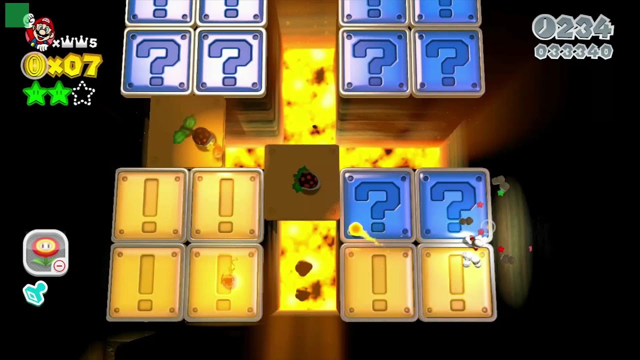 ワールド7（城）-2】まっくらスイッチ遺跡 グリーンスター ハンコ 攻略 