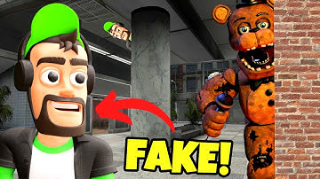 My Friend Cloned Himself to Fool Me in Gmod FNAF Hide and Seek! (Garry