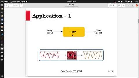Introduction to Digital Signal Processing and Applications