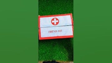 How to make easy First Aid Box for School project || Diy First Aid Kit for Project #shorts #artwork