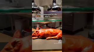 What happened to the pig?? #lechon