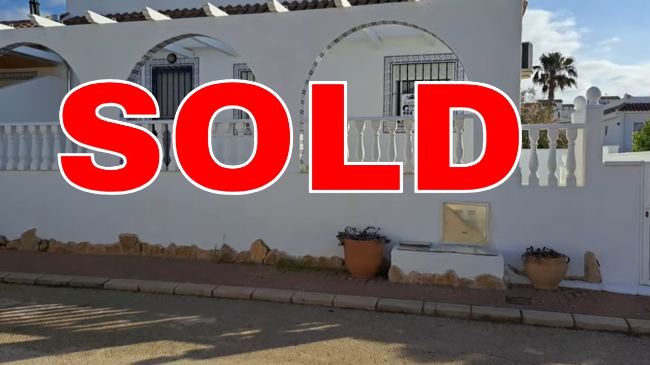 SOLD Rebecca style villa. Ref:CAD1593  69,995€ SOLD .COSTA CALIDA VILLAS