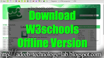🔴W3Schools Offline-Version