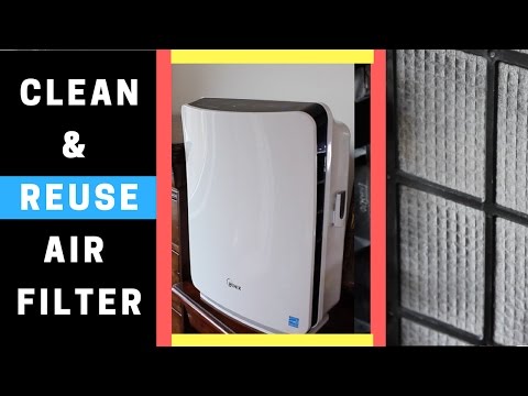 Air Purifier with Washable Filter | Tips on How to Clean Reusable Air Filter