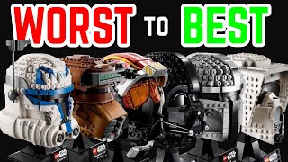 LEGO Star Wars Helmet Collection Sets RANKED