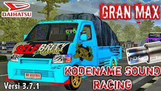 KODENAME BUSSID SOUND PICKUP GRAN MAX RACING | BUSSID V3.7.1