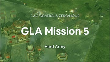 GLA Mission 5 - C&C Generals Zero Hour Campaign Gameplay [Hard Army]