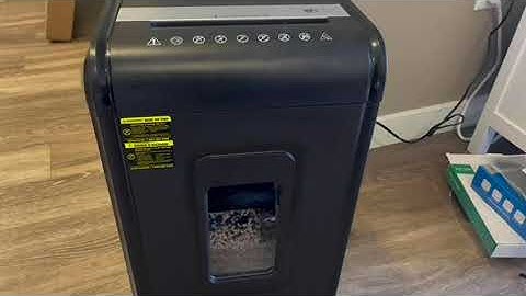 Amazon Basics 12-Sheet Micro Cut Paper Shredder and Credit Card CD Shredder with 6 Gallon Bin