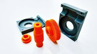 3D printed WormGearbox