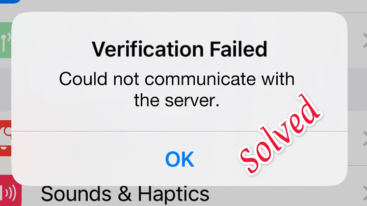 Lỗi ko kêt id apple cannot connect server năm 2024