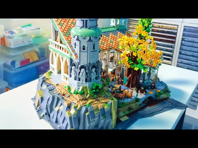 LEGO LOTR - RIVENDELL 10316 (Upgrade Landscaping) part 3 