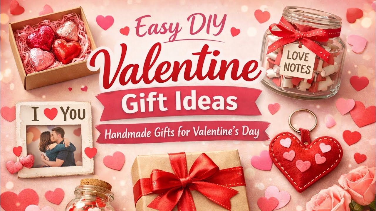 Easy DIY Valentine Gift Ideas | Handmade with Love 💝