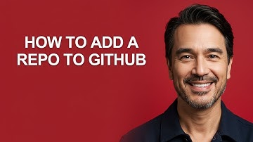 How to Add a Repo to Github - KevinHowTo
