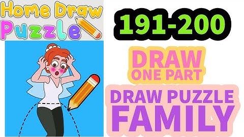 HOME DRAW PUZZLE level 191 192 193 194 195 196 197 198 199 200 answer gameplay