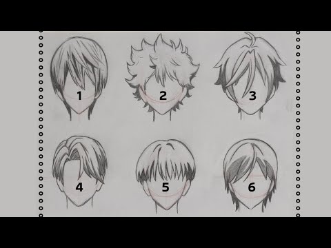 Drawing Hairstyles Lesson, Step by Step Drawing