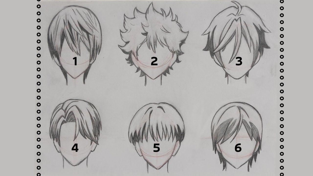 How to Draw Anime Hair for Beginners - A total Step by Step Guide